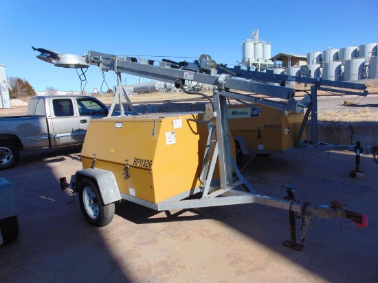 Warren WCW204MH Light Tower, s/n 5688, hour meter reads 6148 hrs, Located in Elk City Ok