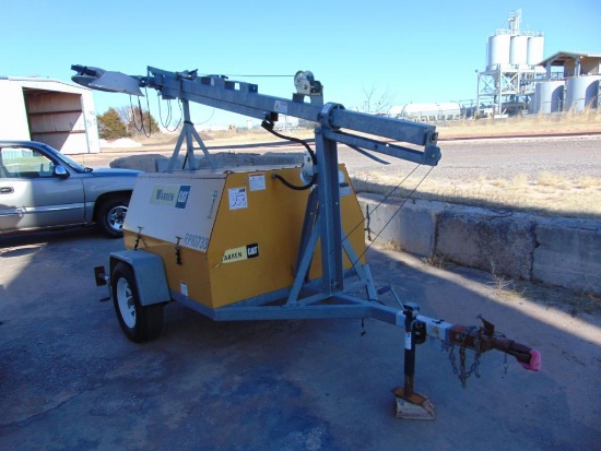 Warren WCW204MH Light Tower, s/n 5158, hour meter reads 3105 hrs, Located in Elk City Ok
