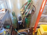 Cutting Torch Hose, Torch, (3) Bottles Located in Thomas Ok