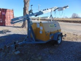 Warren WCW204MH Light Tower, s/n 05692, hour meter reads 5904 hrs,Located in Thomas Ok