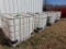 (4) 225 Gallon Caged Poly Tanks