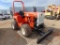 Ditch Witch 4010 Trencher, s/n 409153, push blade, duetz eng, hour meter reads 2507 hrs, r40a