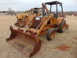 Case 480C Loader Tractor, s/n 8968354, g.p bkt, canopy, box blade