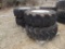 (4) 17.5-25 loader tires on rims