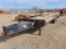 1998 OTM 20' T/A Pintle Hitch Trailer, s/n 4y4pd2520wc000884, 5' dove w/ramps