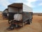 16' Kearney T/A Flatbed Trailer, canopy, 150 gallon tank, benches(Bill of Sale)