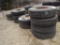 (11) assorted truck tires on rims