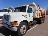 1995 IHC 4900 T/A Dump Truck, s/n 1htshaar7sh643635, dt466 eng, 8 spd trans, od reads 288457 miles