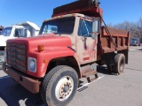 1986 IHC S1900 S/A Dump Truck,s/n 1htldux2gha23180, dt466 eng, 5x2 trans, od reads 157540 miles
