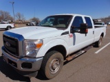 2014 Ford F250 4x4 Crewcab Pickup, s/n 1ft7w2b67eeb17949, v8 gas eng, cng, auto trans, od reads