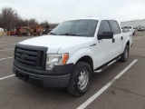 2010 Ford F150 Lariat Supercrew 4x4 Pickup, s/n 1ftew1e83afb98578, v8 gas eng, auto trans, od reads