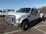 2007 Ford F350 4x4 Crewcab Pickup, s/n 1ftww33r18ea10801, powerstroke eng, auto trans, od reads