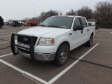 2005 Ford F 150 Crewcab Pickup, s/n 1ftpw12555kc83258, v8 gas , auto trans, od reads 176795 miles