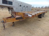 1987 Custom 15TT2005P T/A 25' Tilt Top Trailer, s/n 1yb48176h1b1t965, (Bill of Sale)