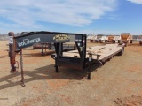 2014 35' T/A Flatbed Trailer, 5' dove w/ramps (Bill of Sale)