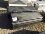 (2) black diamond plate toolboxes