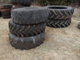 (5) assorted tractor tires