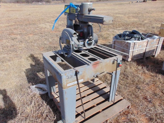 Rockwell/Delta Radial Arm Saw on stand