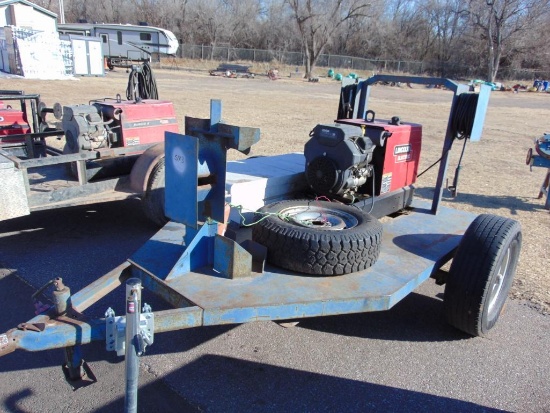 2003 Lincoln Ranger 10 Welder on S/A Trailer, s/n 31000939, hour meter reads 210 hrs, w/leads,