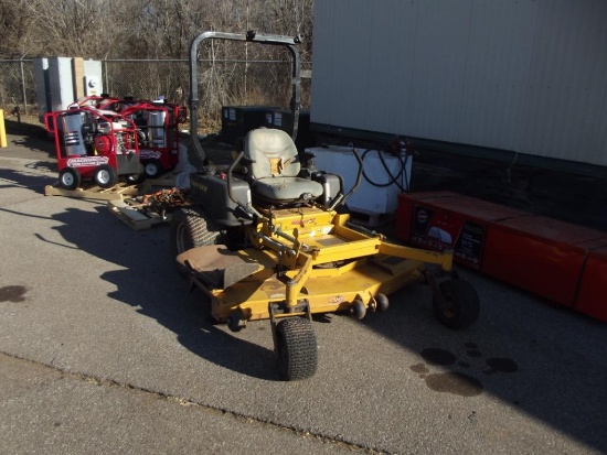 Hustler Super Z 72" Zero Turn Mower, s/n 06090305, right pump problems on steering