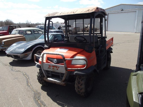 Kubota RTV900 4x4 UTV, s/n krtv900a81092136, diesel eng, hour meter reads 1226 hrs