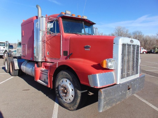 1994 Peterbilt 377 T/A Truck Tractor, s/n 1xpcd69x4rd361126, 350hp cummins eng, super 10 trans, od