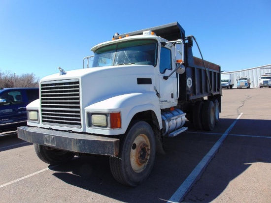 2008 Mack CHU613 T/A Dump Truck,s/n 1m1an09y68n003742 mp8 445 hp eng, 8 spd trans, od reads 352024