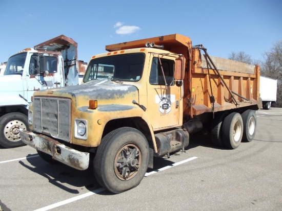1984 IHC S1900 T/A Dump Truck, s/n 1htlktvr8eha62096, diesel eng, 10 spd trans, od reads 148293