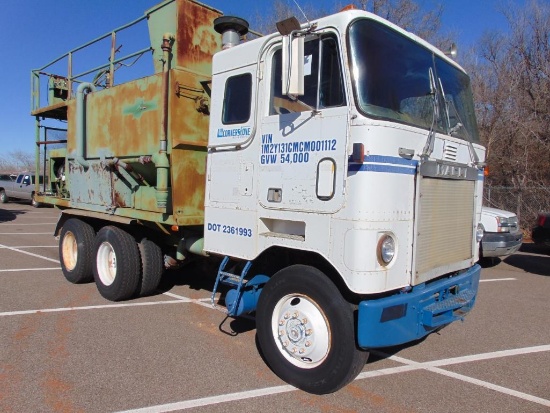 1982 Mack T/A 4000 Gallon Hydromulcher, s/n 1m2y131cxcm001112, detroit diesel eng, 13 spd trans,