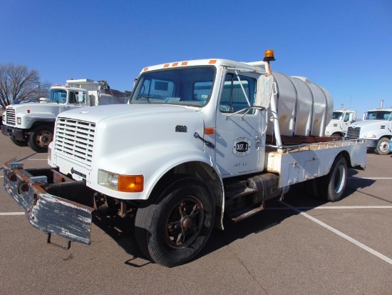 1996 IHC 4700 S/A Flatbed Truck, s/n 1htscaap6th249347, dt466 eng, auto trans, od reads 249433