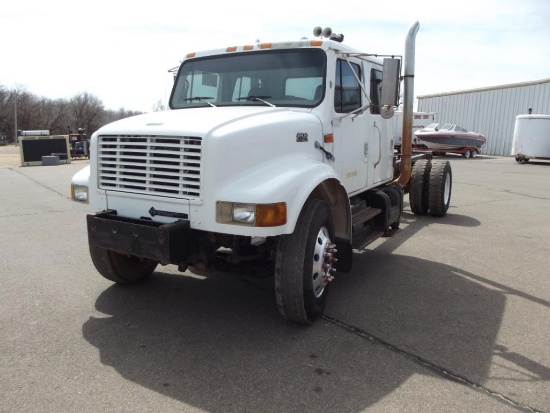 1999 IHC 4900 Crewcab Cab & Chassis, s/n 1htsdaan4xh603240, dt466e eng, 9 spd trans, od reads 137102