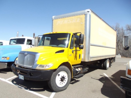 2005 IHC 4300 S/A Box Truck, s/n 1htmmaal66h191828, dt466 eng, auto trans, od reads 253780 miles,