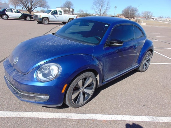 2013 VW Beetle, s/n 3vwva7at8dm672263, 4 cyl eng, auto trans, od reads 99096 miles, (miss in engine)