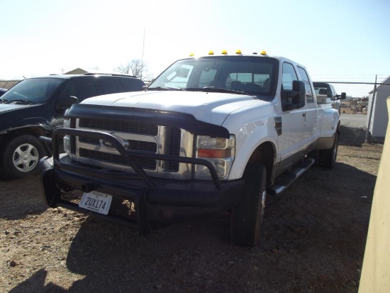 2010 Ford F350 4x4 Crewcab Pickup, s/n 1ftww3dr8aea41192, powerstroke eng, auto trans, od reads