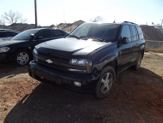 2005 Chevy Trailblazer 4x4 SUV, s/n 1gndt135752196212, v6 eng, auto trans, (Does Not Run)
