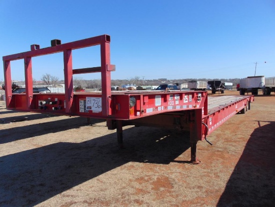 2000 Wilson Muv All 53' T/A Equipment Trailer, s/n 1w1afk0871n310043, winch, pop up ramp, hyd dove