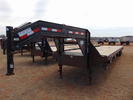 PJ 40' Gooseneck T/A Flatbed Trailer, (Bill of Sale)