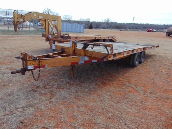 2003 Econoline...20' Pintle Hitch Tilt Top... T/A Trailer, s/n 42etpfg2331000759