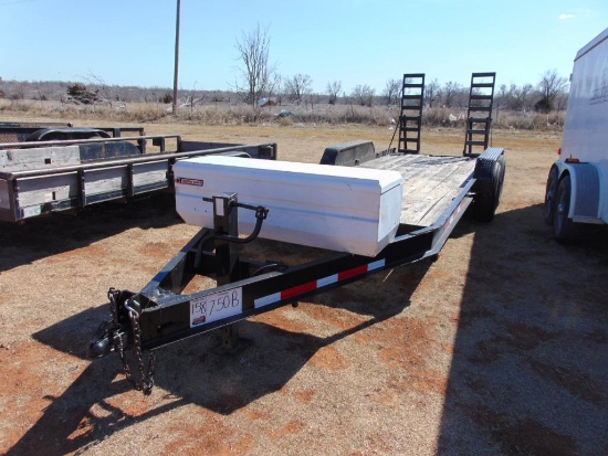 2012 Maxey 20' T/A Trailer w/ramps & toolbox