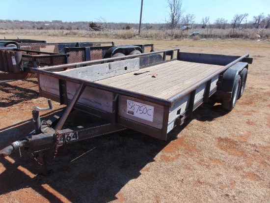 Texas Bragg 16' T/A Trailer, Bill of Sale