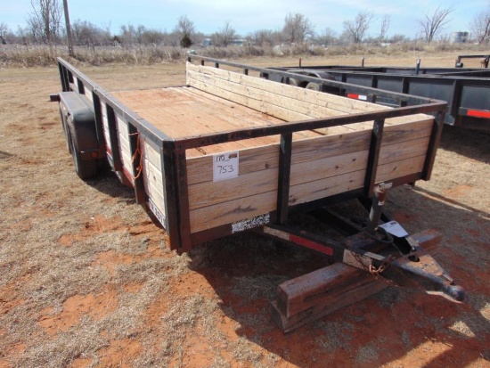 Sure Trac 16' Bumperpull T/A Trailer Bill of Sale