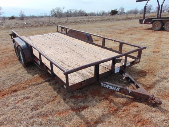 Tophat 16' T/A Bumperpull Trailer, (Bill of Sale)