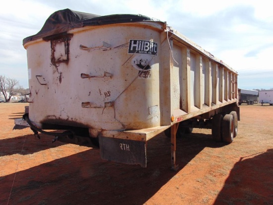 1997 Hilbilt 26' T/A End Dump Trailer, s/n 1h9a3a5a7vk15236, s/r