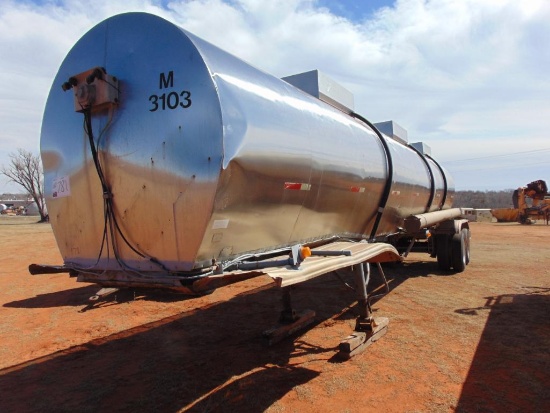 5000 Gallon T/A Water Trailer,( Bill of Sale)