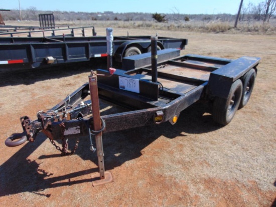 Pintle Hitch T/A Generator Trailer, no generator, diesel tank, Bill of Sale