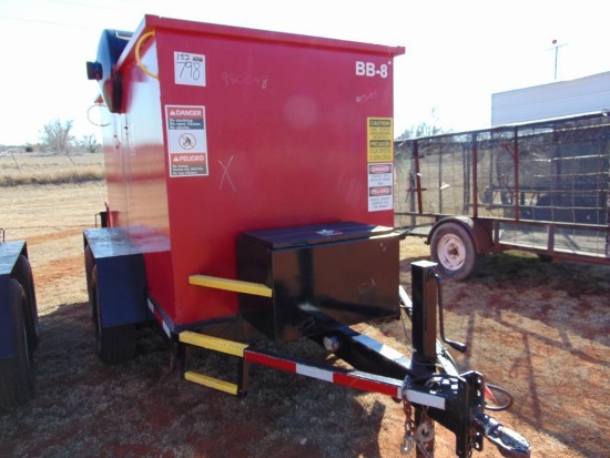 1/8 Pit / Birdbath mtd on T/A Trailer , s/n 20161300510f,
