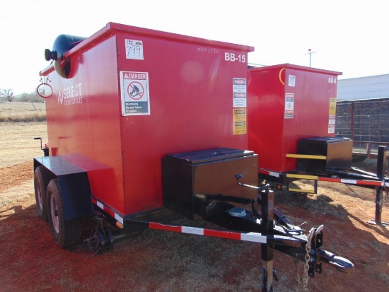 1/8 Pit / Birdbath mtd on T/A Trailer s/n 20153080510a,