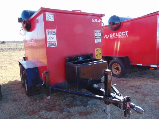 1/8 Pit / Birdbath mtd on T/A Trailer, s/n 20170520510j,
