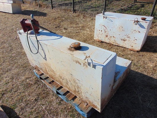 L Shape Fuel Tank w/transfer pump