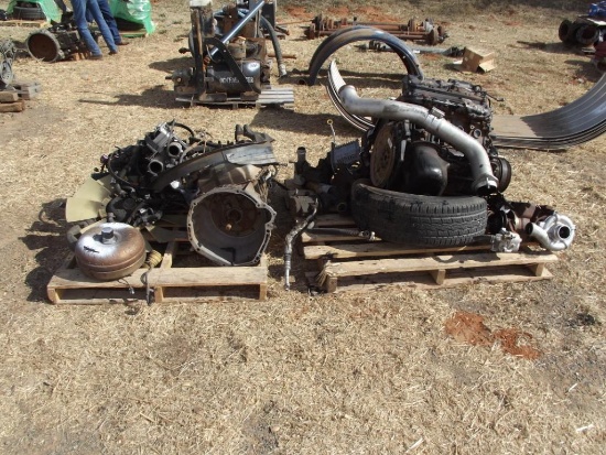 2010 6.4l powerstroke engine, has a knock 12000 miles & 5r110 transmission & converter
